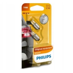 ŻARÓWKA PHILIPS T4W 12V 2 SZT BLISTER