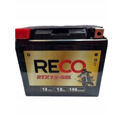 AKUMULATOR RECO RTX12-GEL (YTX12-BS) 12Ah 190A