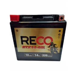 AKUMULATOR RECO RTX14-GEL (YTX14-BS) 14Ah 220A