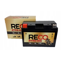 AKUMULATOR RECO RT9B-GEL (YT9B-BS) 8Ah 115A