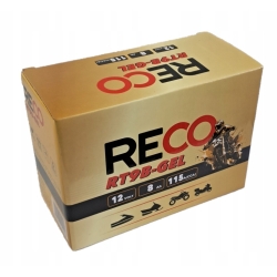 AKUMULATOR RECO RT9B-GEL (YT9B-BS) 8Ah 115A