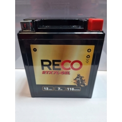 AKUMULATOR RECO RTX7L-GEL (YTX7L-BS) 7Ah 110A