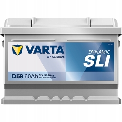AKUMULATOR 60AH 540A VARTA DYNAMIC SLI D59