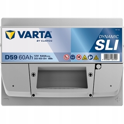 AKUMULATOR 60AH 540A VARTA DYNAMIC SLI D59