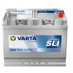 AKUMULATOR 70AH 630A 12V VARTA DYNAMIC SLI E23