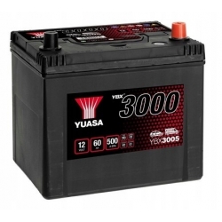 AKUMULATOR YUASA YBX3005 60Ah 450A P+