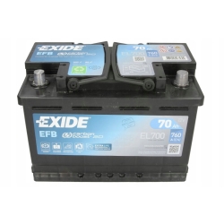 EXIDE EL700 EFB 70Ah 760A START-STOP